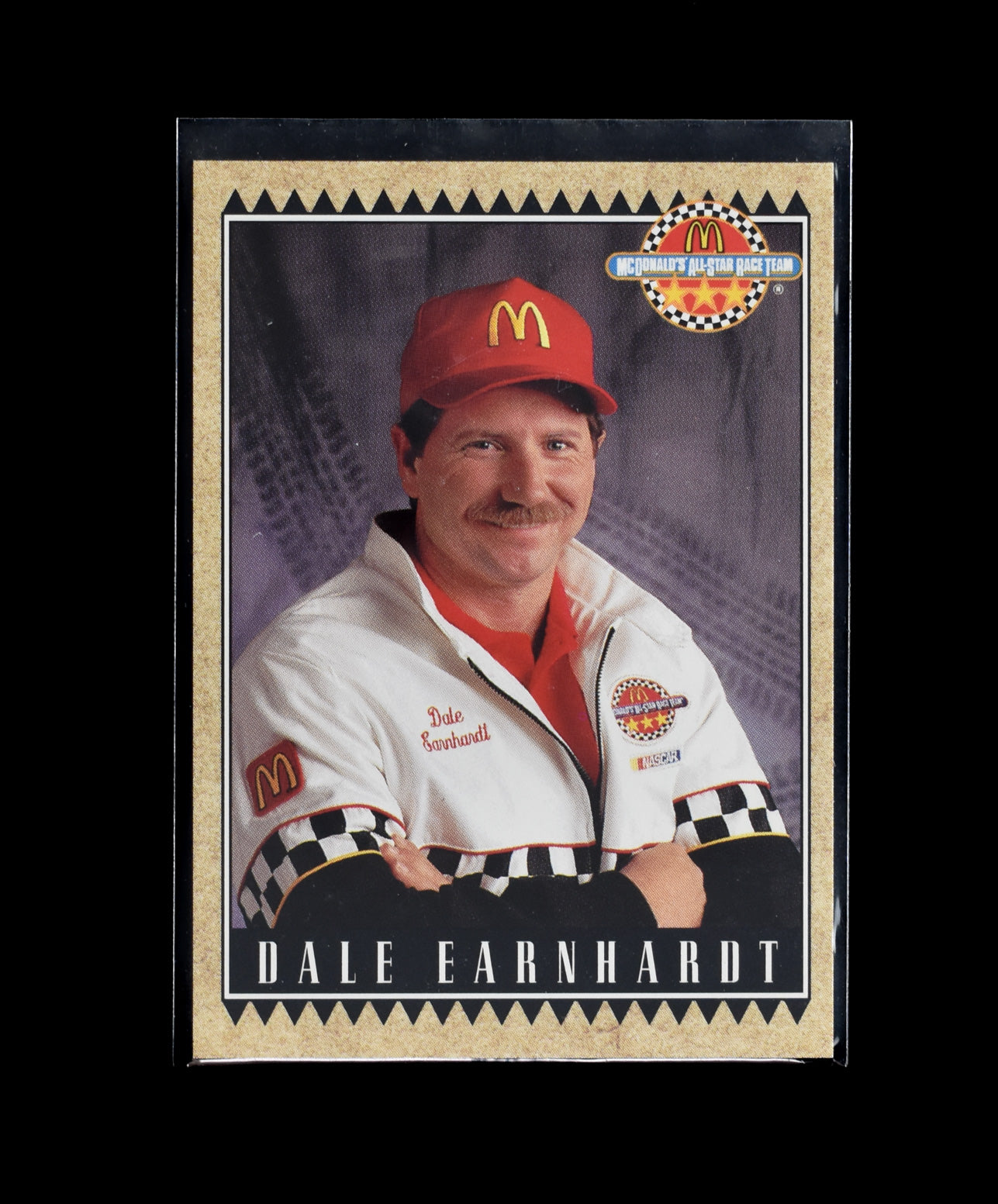 1992 Maxx Racing McDonalds All Star Race Team Card Dale Earnhardt