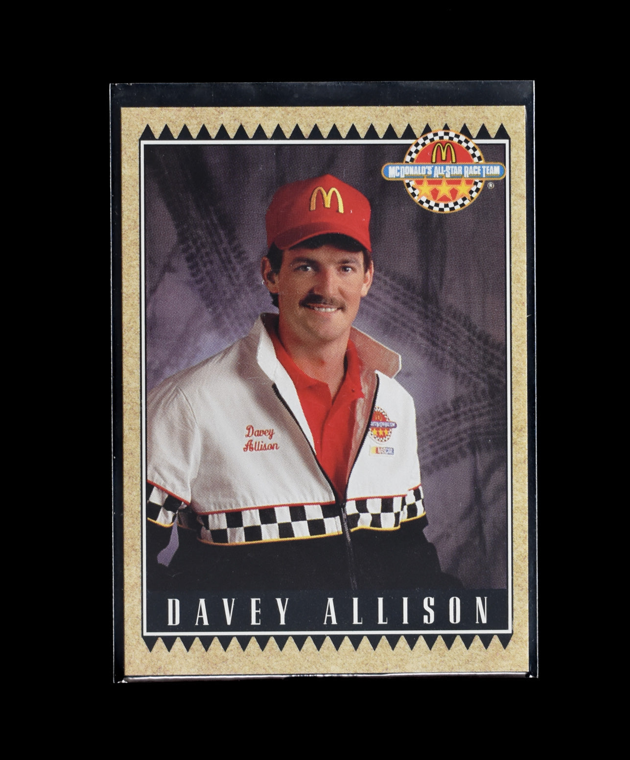 1992 Maxx Racing McDonalds All Star Race Team Card Davey Allison 3 of 36