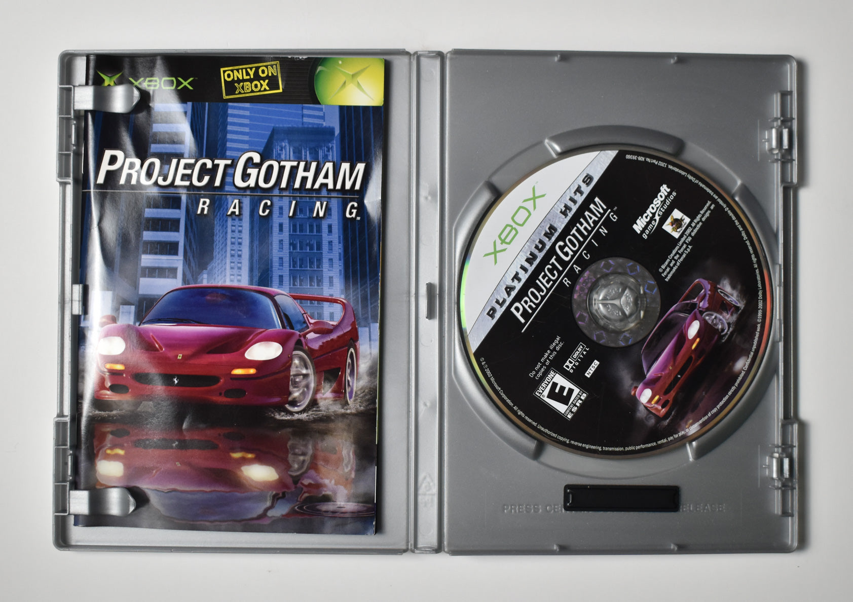 Xbox Project Gotham Racing Platinum Hits Microsoft Xbox Original USED