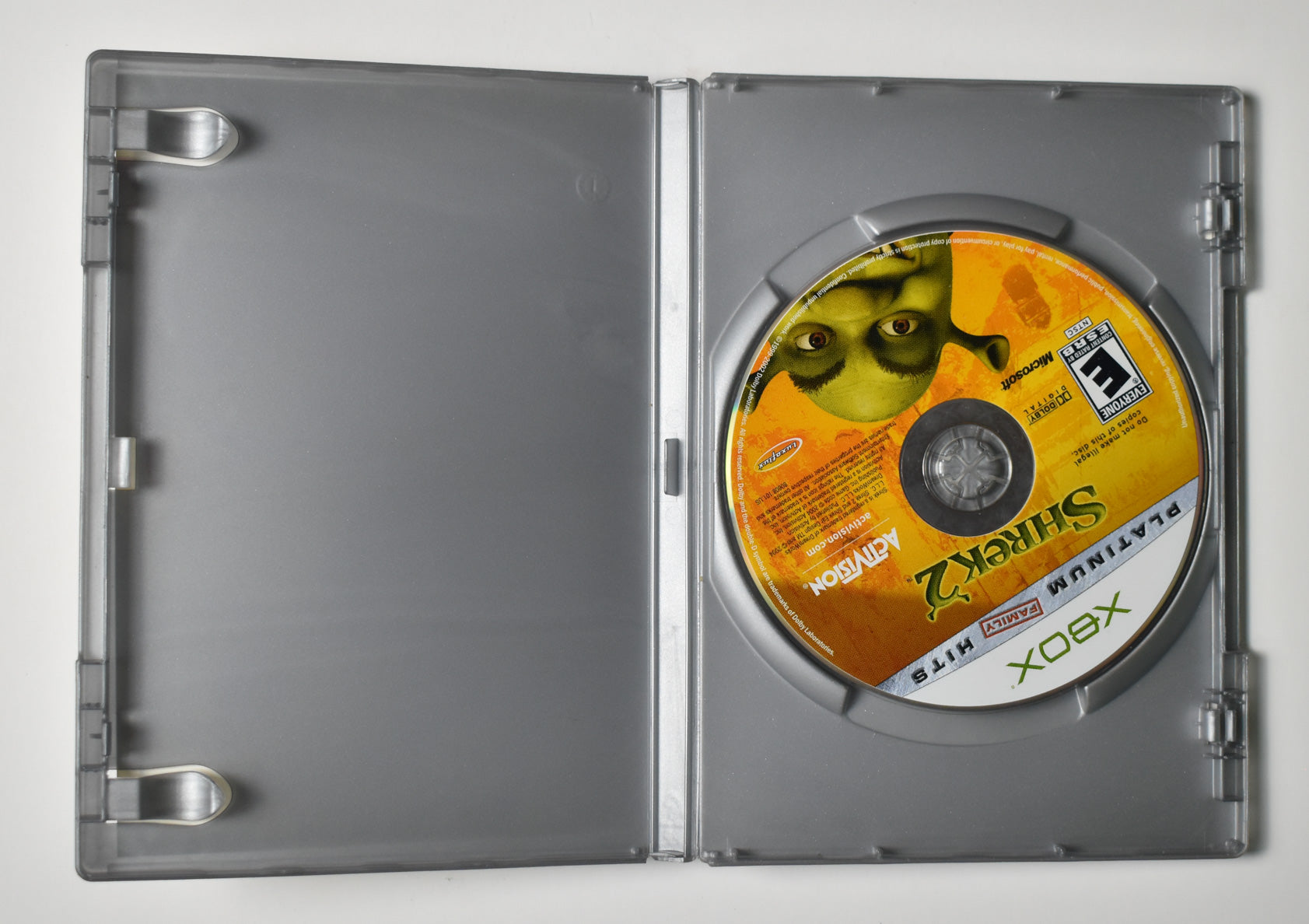 Shrek 2 Xbox Original Game Microsoft Used 2004 Platinum Family Hits