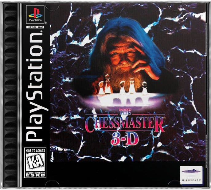 Chessmaster 3-D, The PS1 Sony Playstation 1 Used Video Game