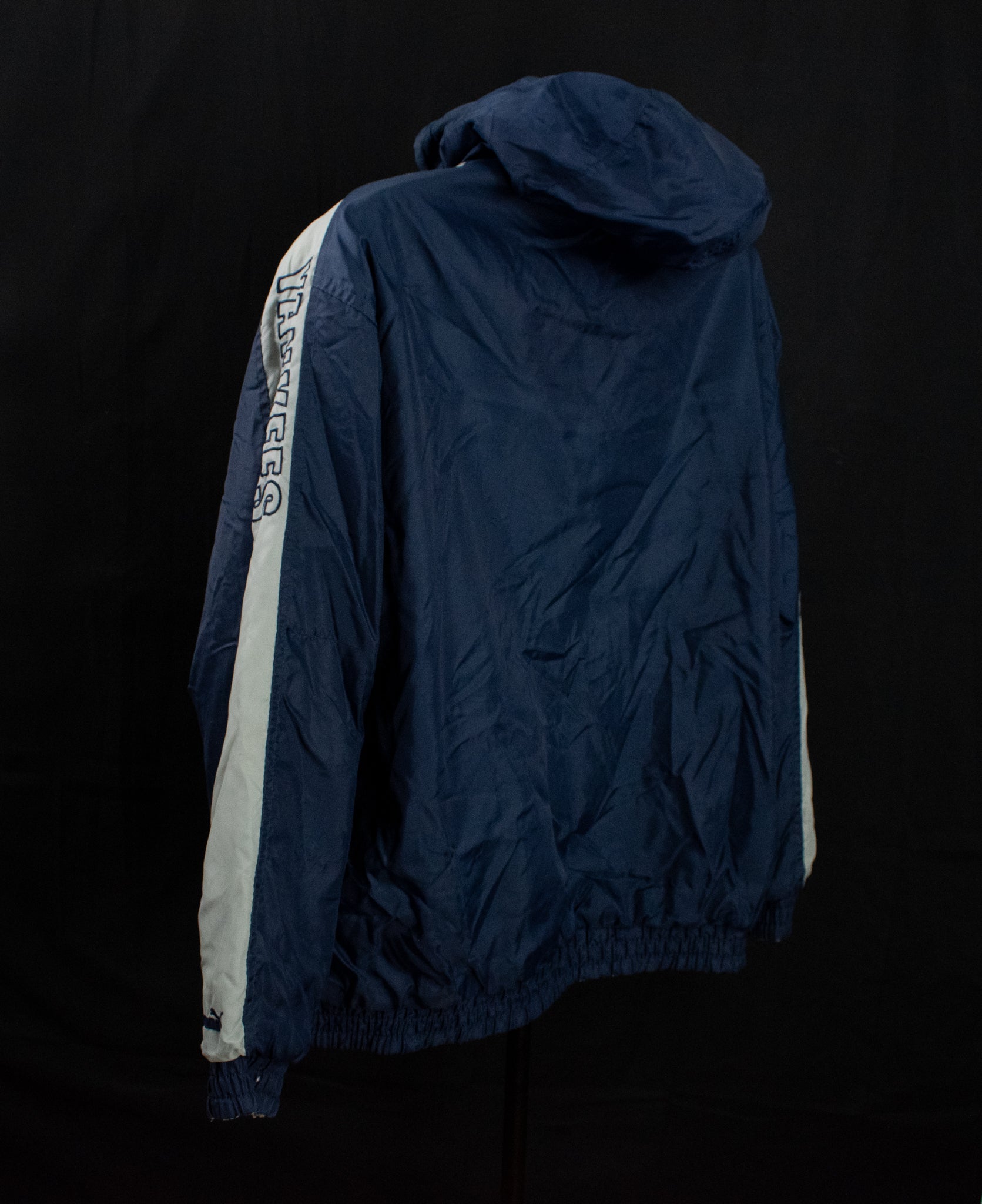 New York Yankees Puma Winter Jacket Reversal Adult X-Large Mens Hooded Coat