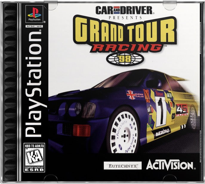 Car and Driver Presents - Grand Tour Racing '98 PS1 Sony Playstation 1 Used Video Game