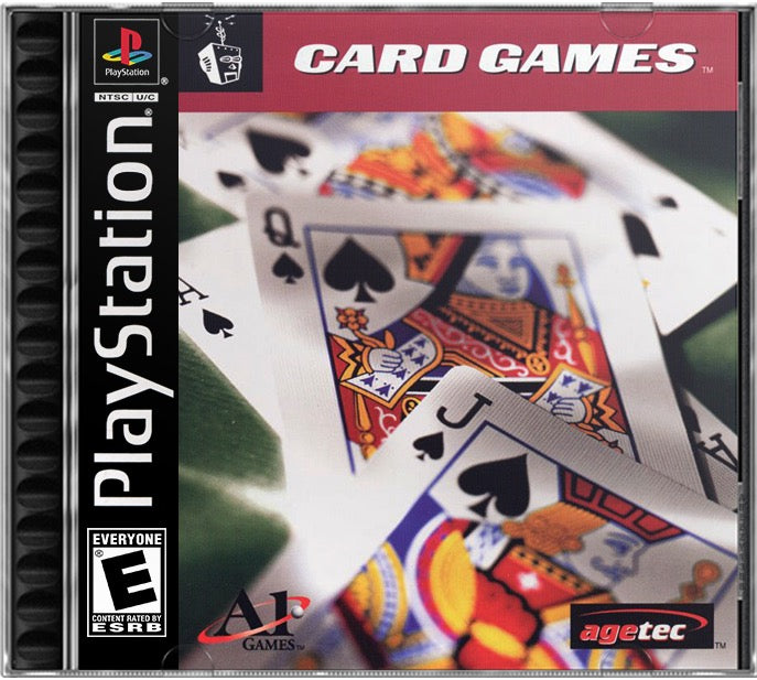 Card Games PS1 Sony Playstation 1 Used Video Game