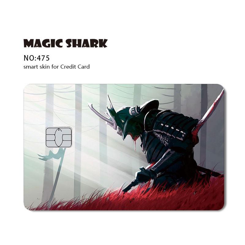 Card Anime Stylish Funny Matte 3M PVC Sticker Film Skin for Credit Card Large Small Chip