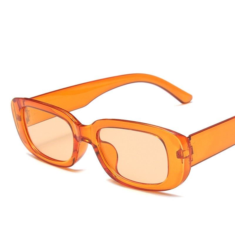 Classic Retro Square Sunglasses Women Brand Vintage Travel Small Rectangle Sun G