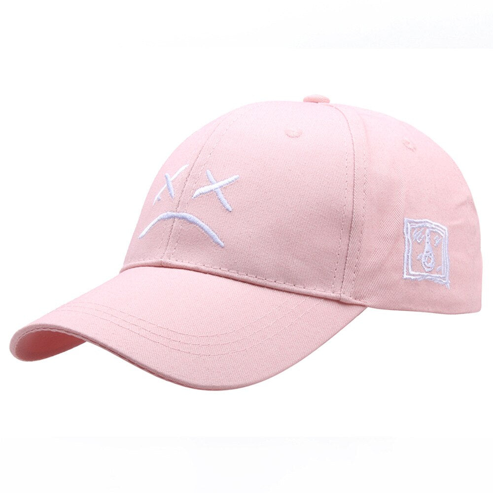 Cartoon Smile Face Baseball Caps For Men Women Fashion Kpop Snapback Hip Hop Caps 100%Cotton Streetwear Sports Funny Dad Hat