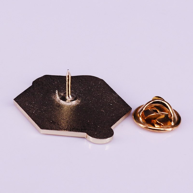 Cartoon Adventure Flash Brooch Anchor Peace Sign Badge Anime Fan Lovers Decorative Accessories