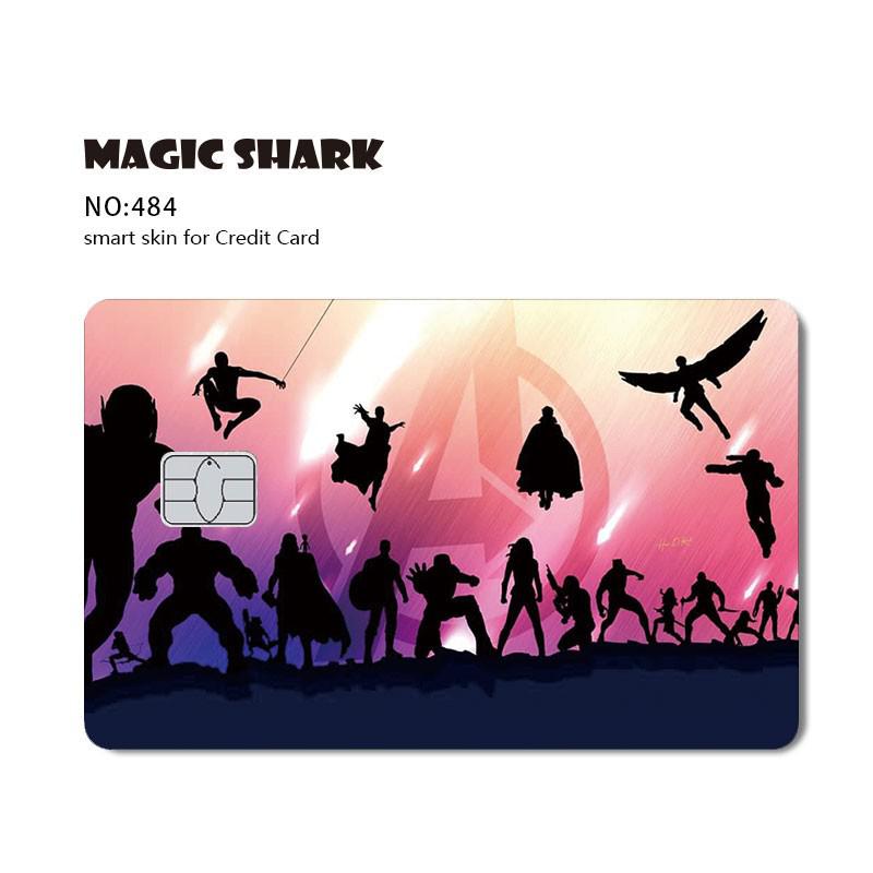 Card Anime Stylish Funny Matte 3M PVC Sticker Film Skin for Credit Card Large Small Chip