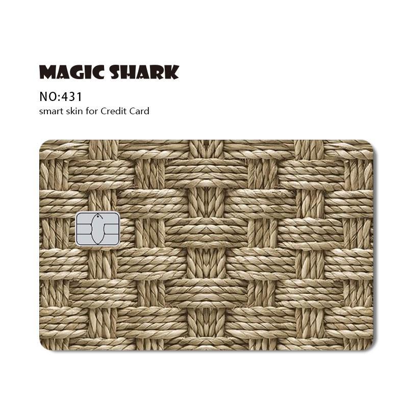 Card Anime Stylish Funny Matte 3M PVC Sticker Film Skin for Credit Card Large Small Chip