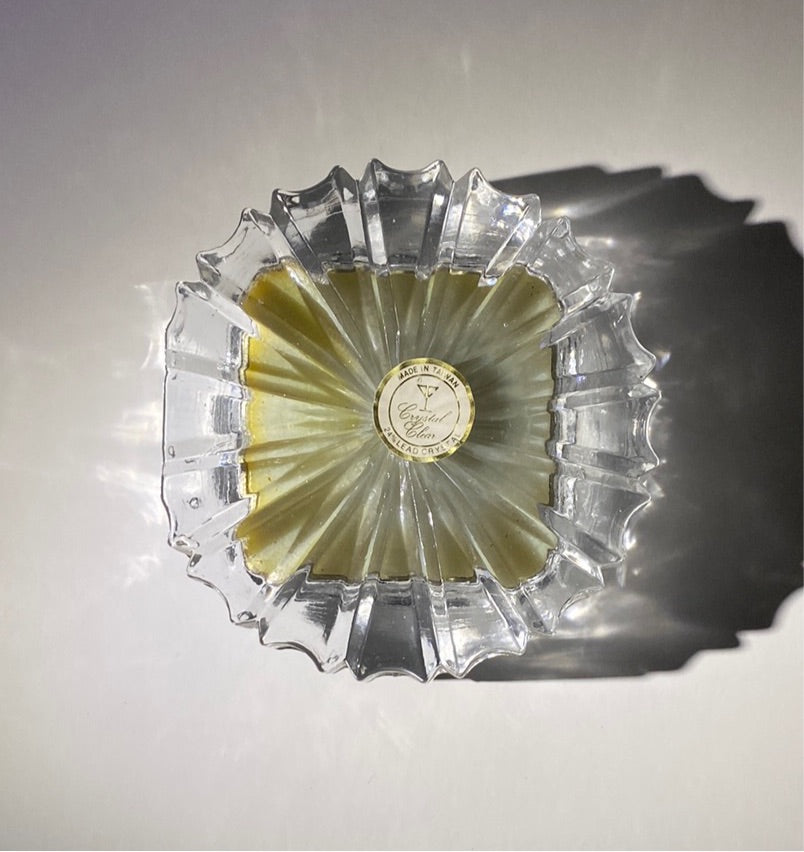Vintage Crystal Clear 4" Quartz Clock Crystal Made in Taiwan