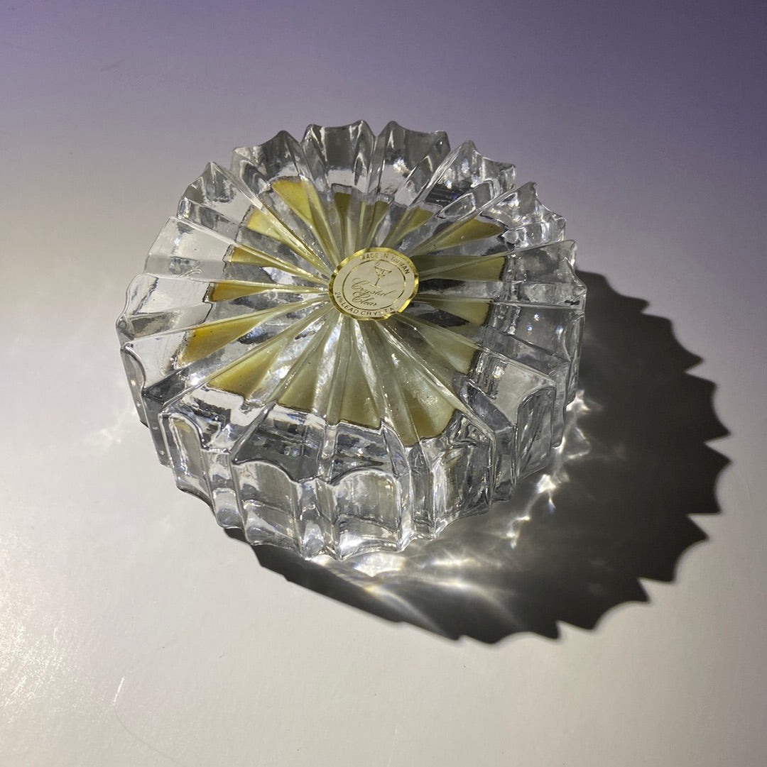 Vintage Crystal Clear 4" Quartz Clock Crystal Made in Taiwan