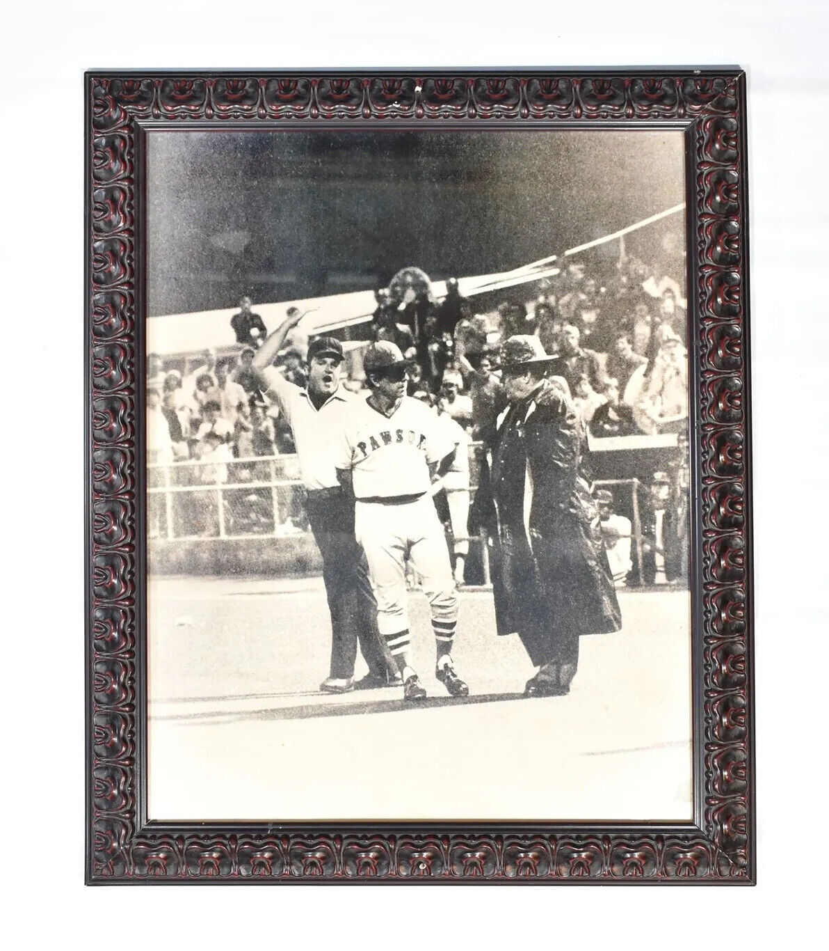 Vintage Boston Pawsox Photo Extremely Rare Framed Historical Baseball Photo