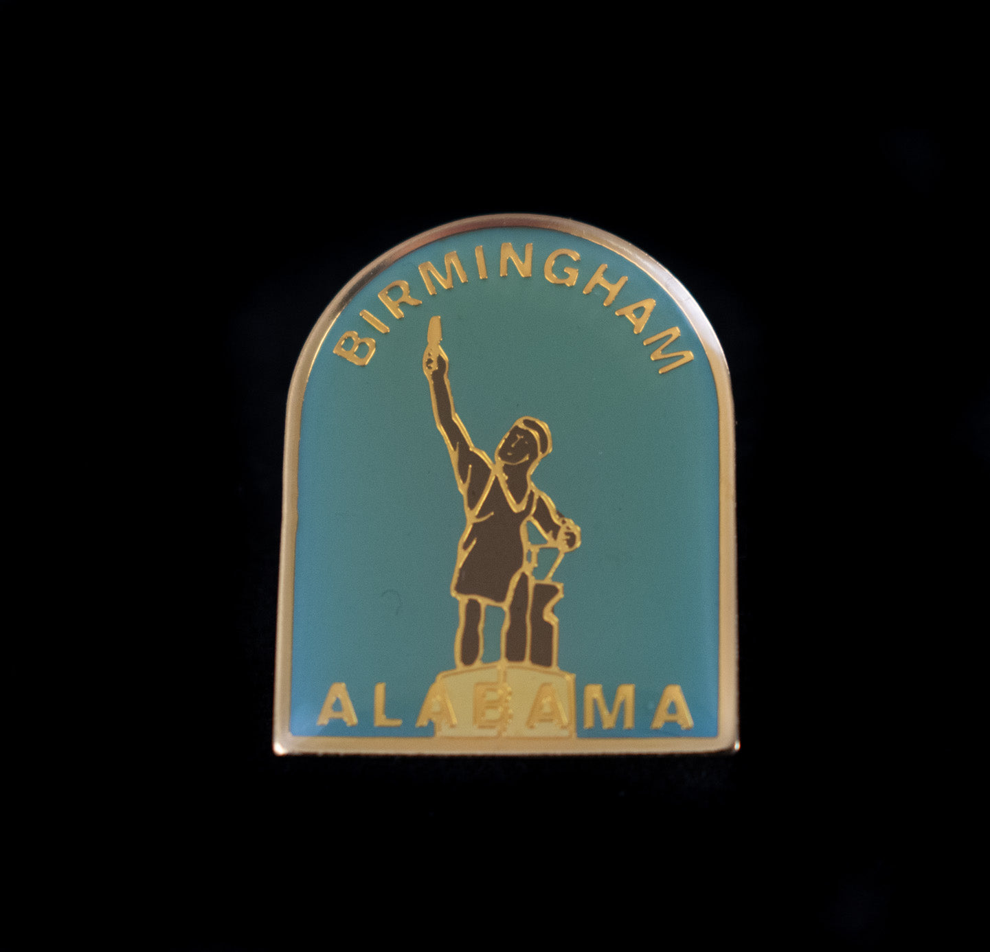 Birmingham Alabama Vulcan Greek God Pin God of Fire Vintage Pin RARE 1 inch NEW