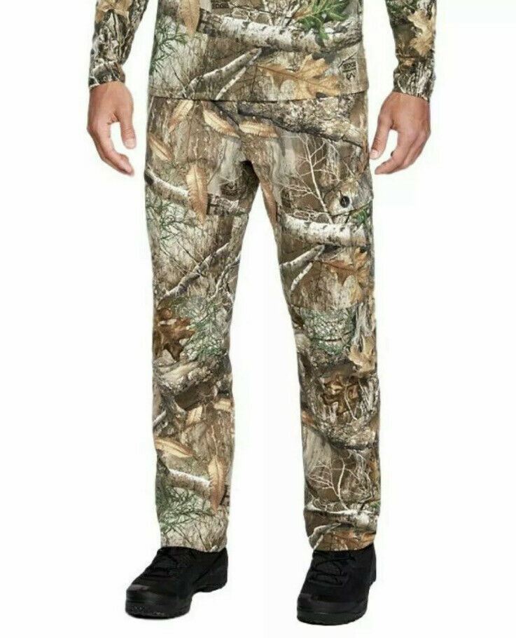 UNDER ARMOUR UA Realtree Edge Field Ops Hunting Camo Pants Men's sz 38/32 New