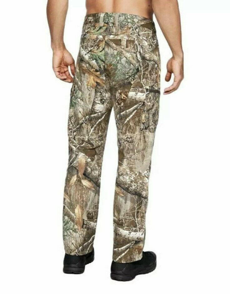UNDER ARMOUR UA Realtree Edge Field Ops Hunting Camo Pants Men's sz 38/32 New