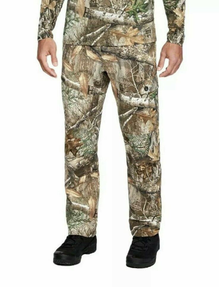 Under Armour UA Storm Pants Sz 36x30 RealTree Edge Field Ops Hunting 1313212-991