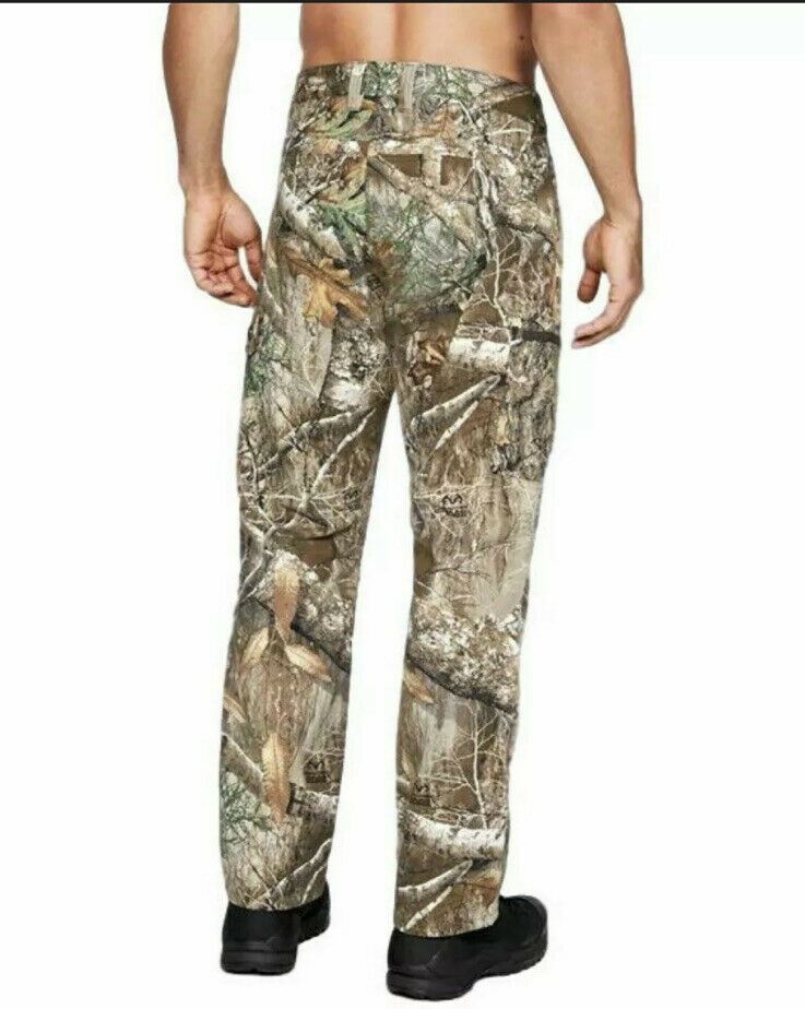 Under Armour UA Storm Pants Sz 36x30 RealTree Edge Field Ops Hunting 1313212-991