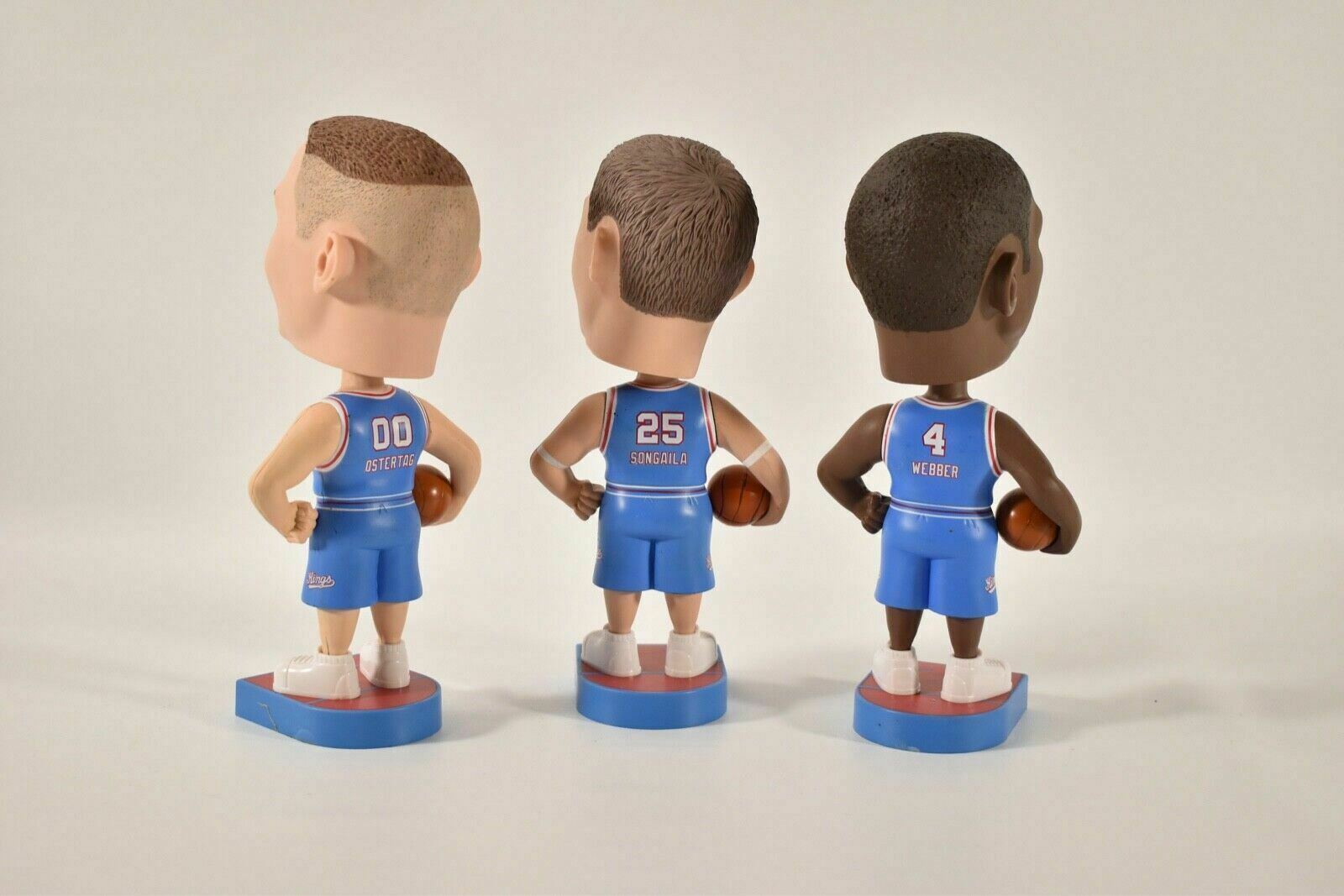 SACRAMENTO KINGS Bobble heads 2005 Greg Ostertag, Deon Songaila Rare