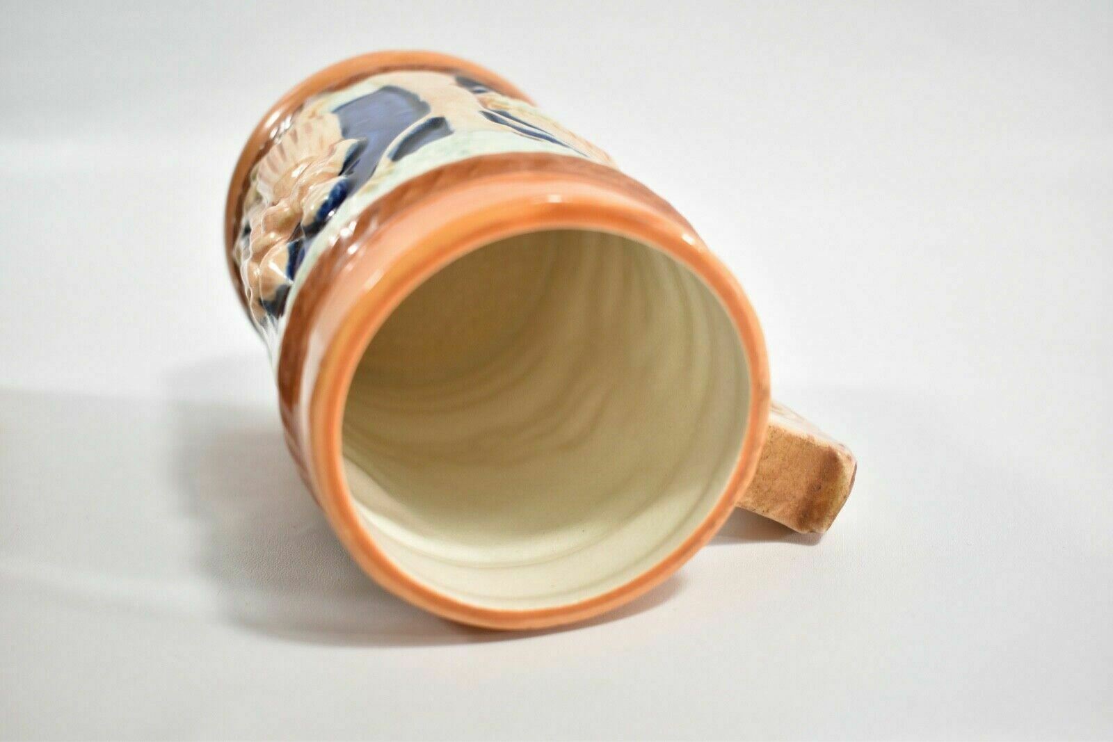 Beer Stein Mug Cup lot set of 4 Ceramic Vintage Beer Mug Set