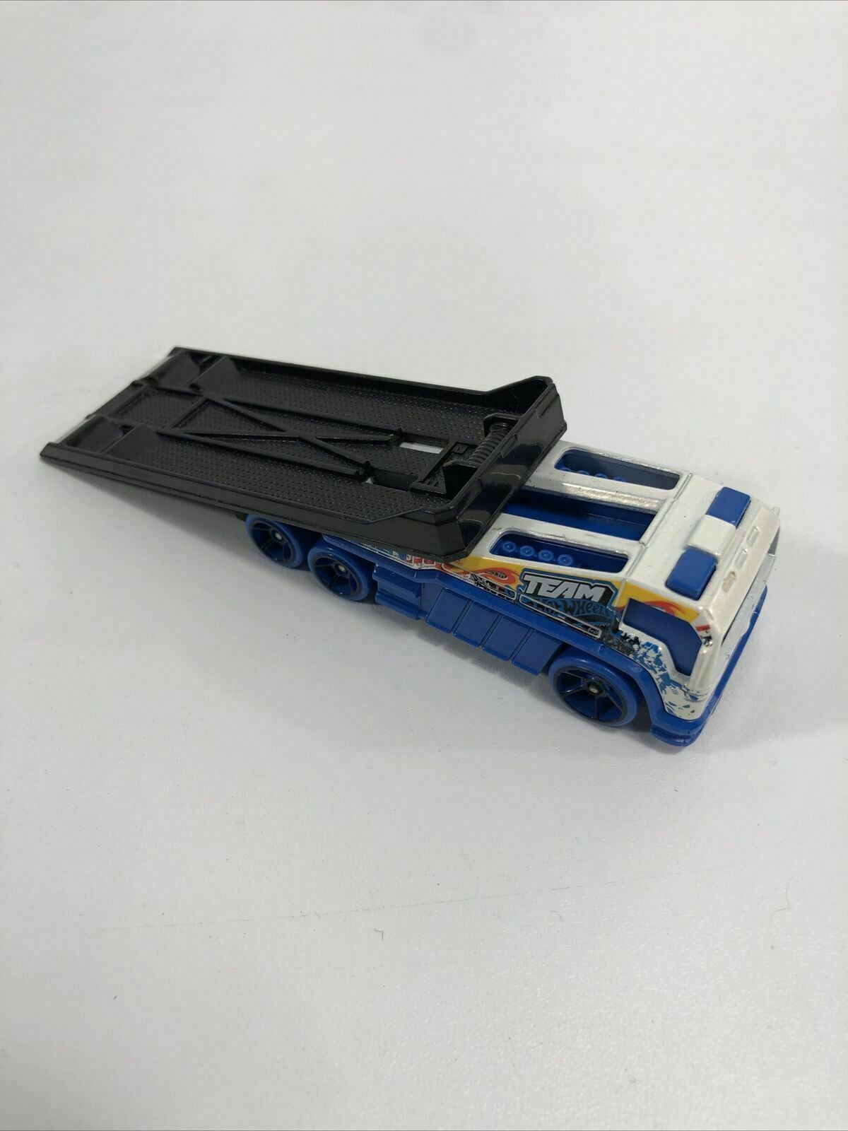 HOTWHEELS 2011 TEAM HW BACK SLIDER BLUE ! Loose
