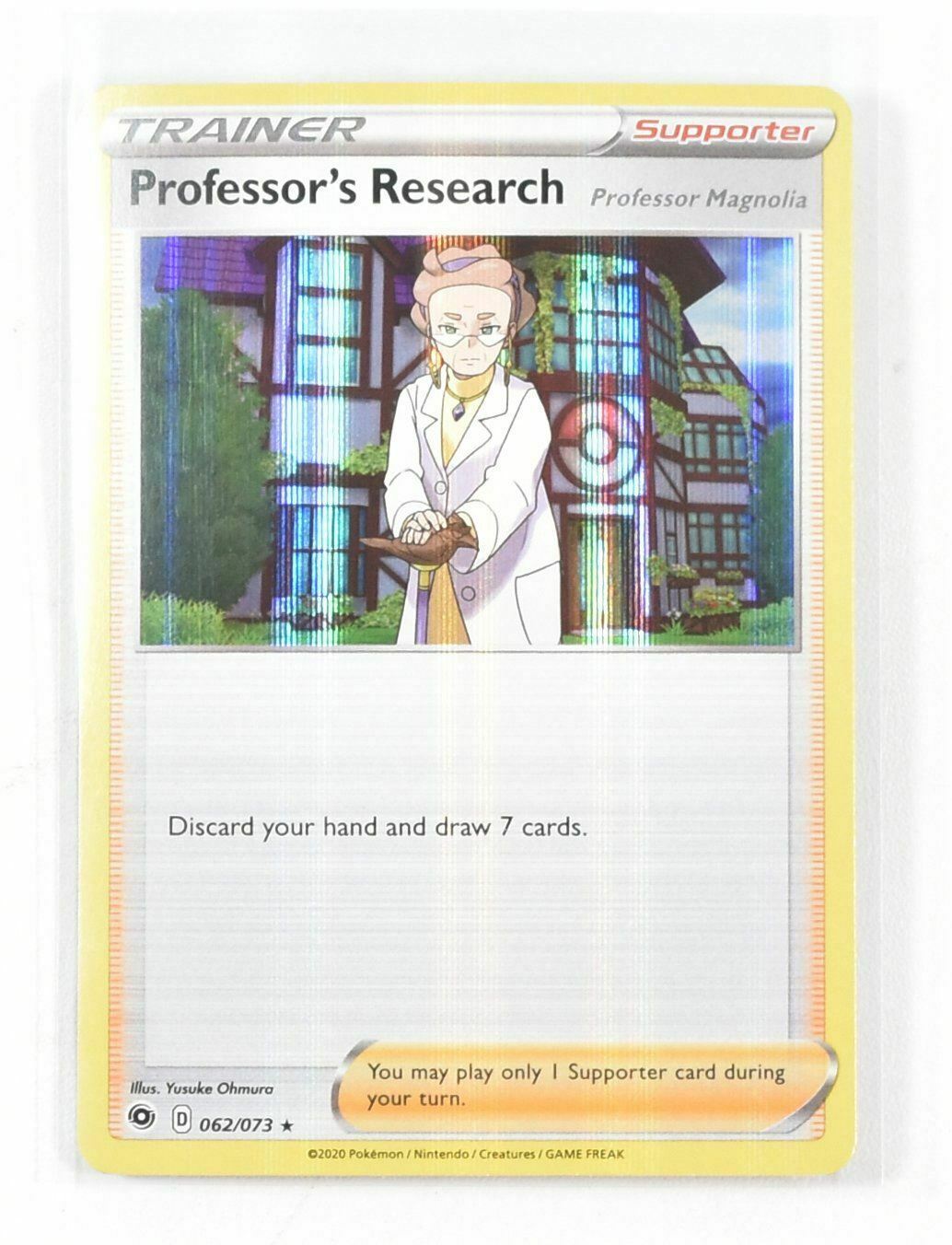 Professors Research Trainer 062 2020 Pokemon Cards