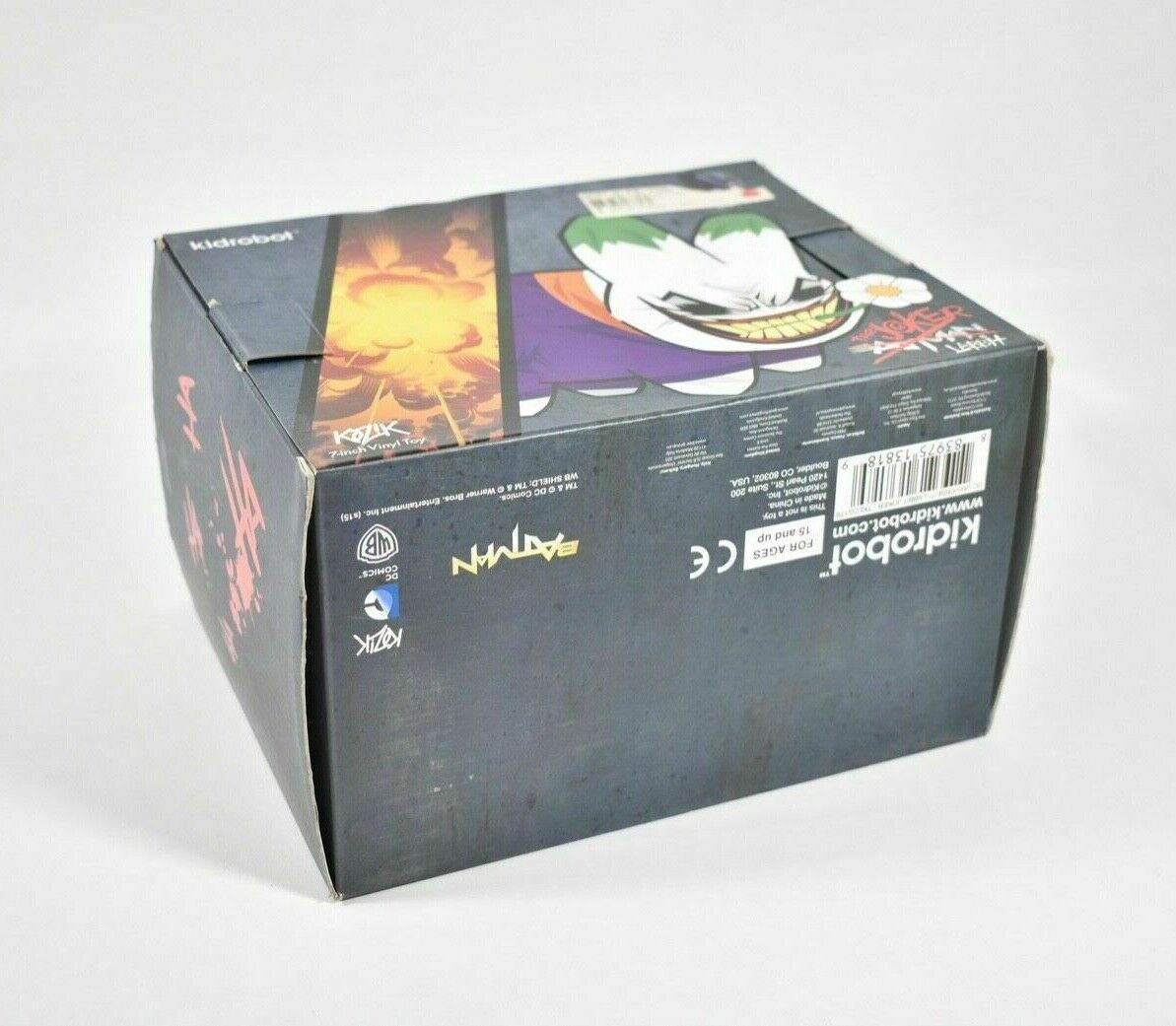 Kidrobot Kozik 7 Inch Vinyl Toy The Joker Labbit Dc Comics