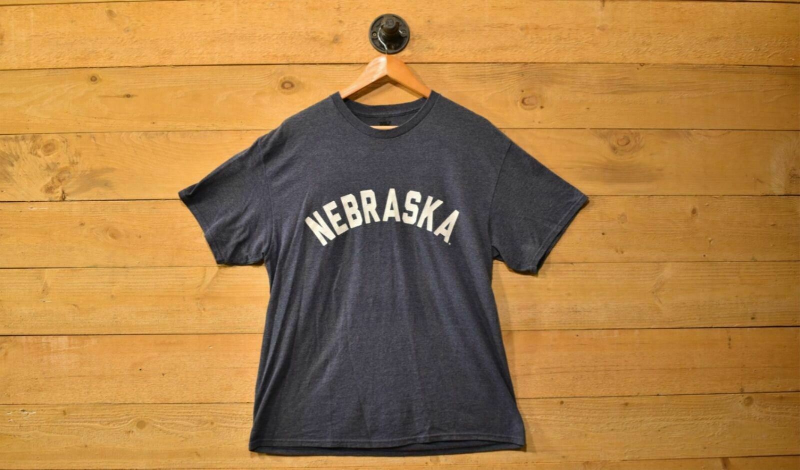Nebraska T Shirt Large MV Sports Used T Shirt Size L