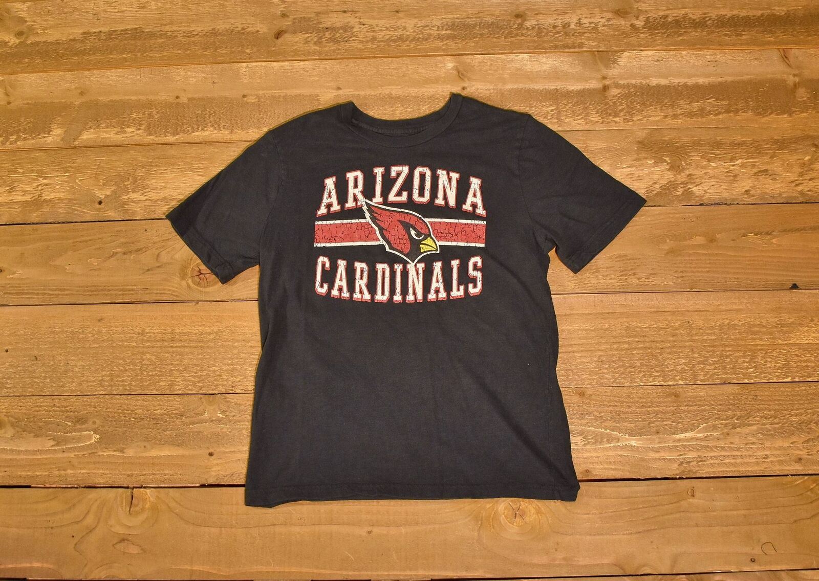 Arizona Cardinals Female t shirt Large Football shirt Used / Faded size 18 top B