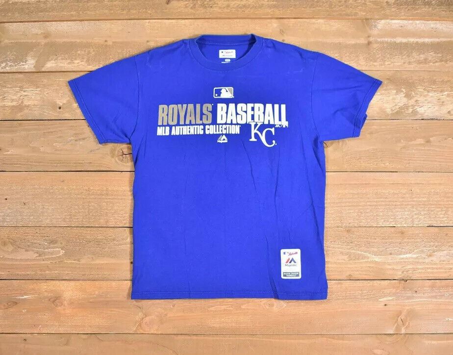 Royals Baseball MLB Tshirt Medium Used Kansas City Authentic Collection