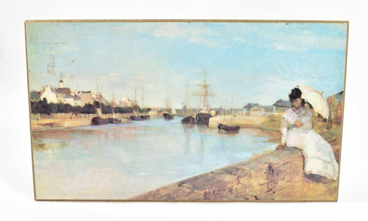 Berthe Morisot The Harbor at Lorient Ailsa Mellon B Collection 12 x 7 Art work p