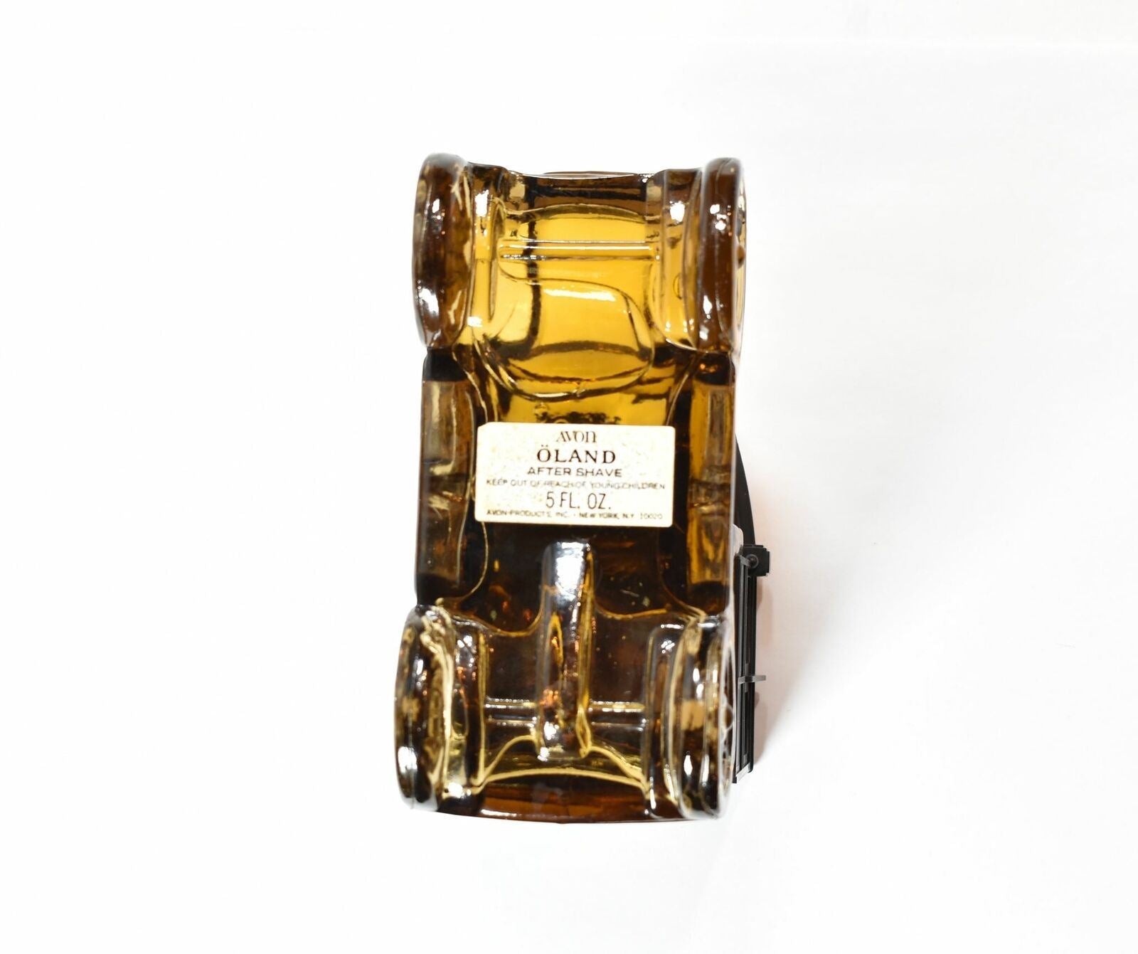 Avon Oland After shave used bottle full Brown 1906 car FILLED