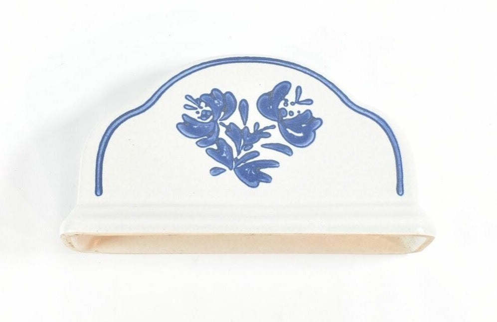 Vintage Napkin Holder White Table top Napkins Holder USED