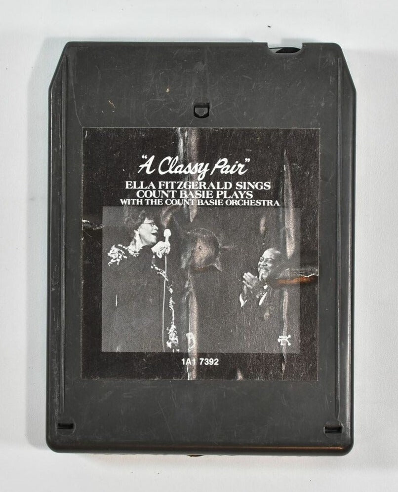 A classy Pair Ella Fitzgerald sings count Basie plays 8 track tape used
