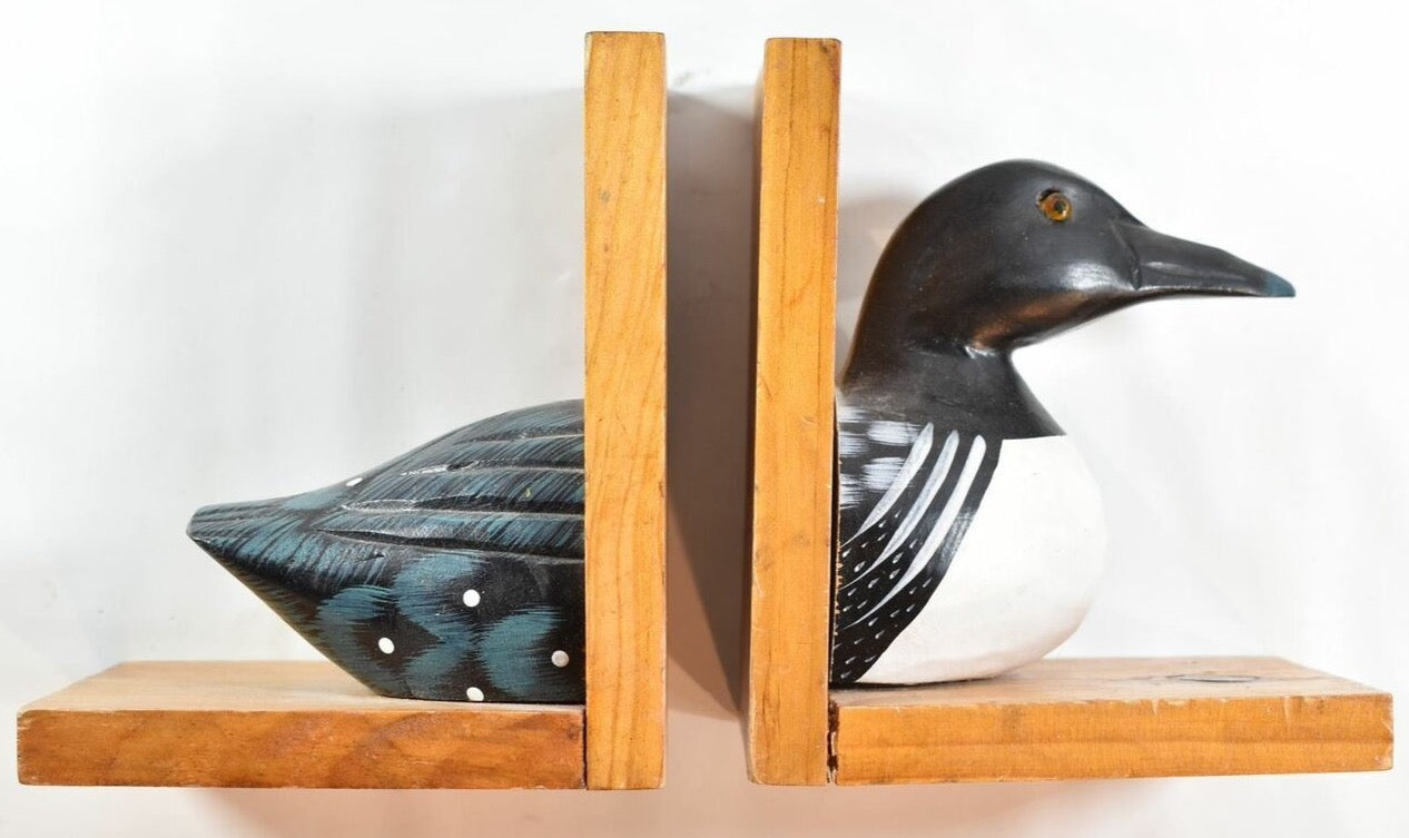 Book Holder Wooden Duck Book Stop Used