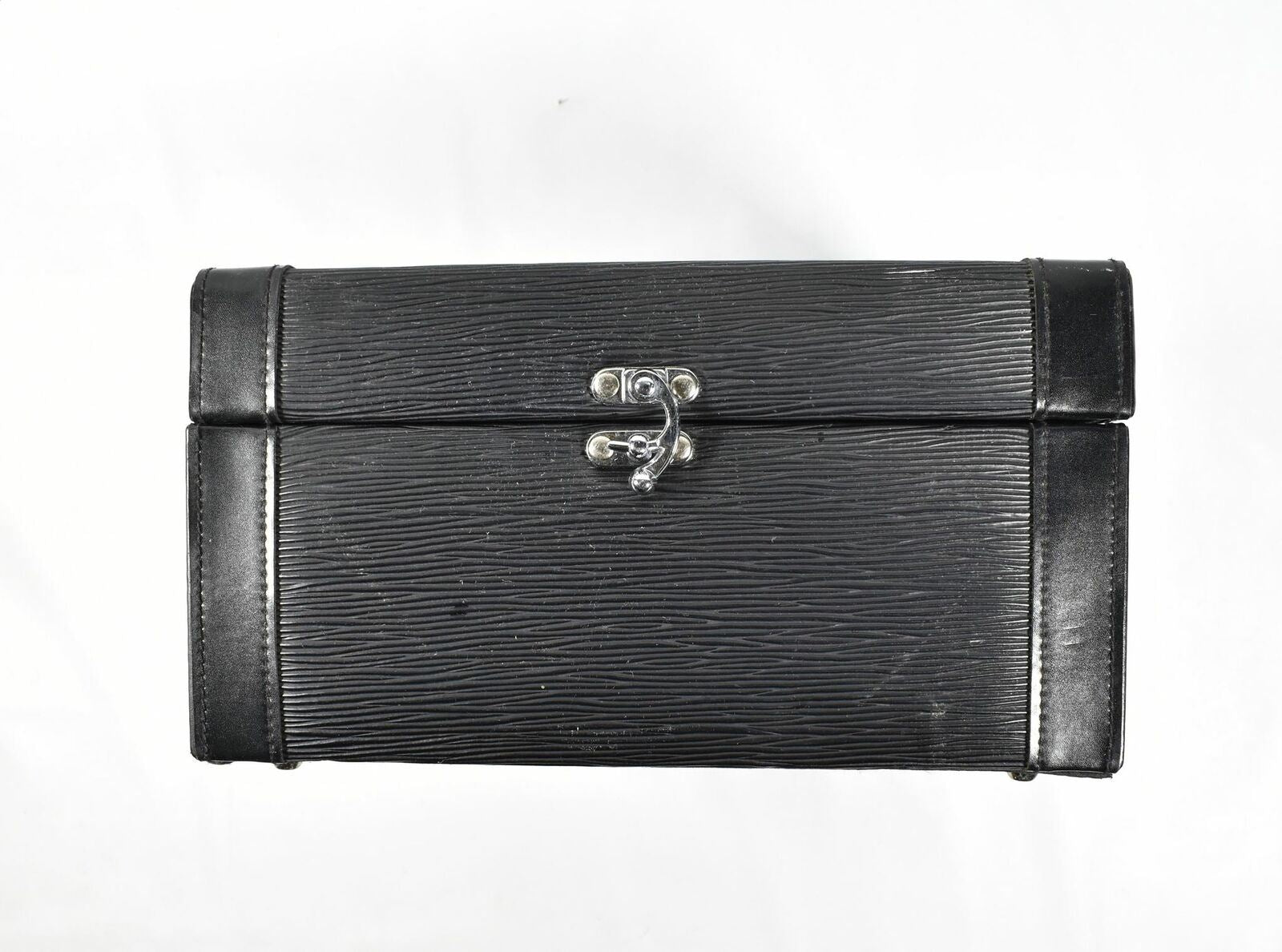 Make up Box Accessory Carry Case Used Black  10 Inch Wide