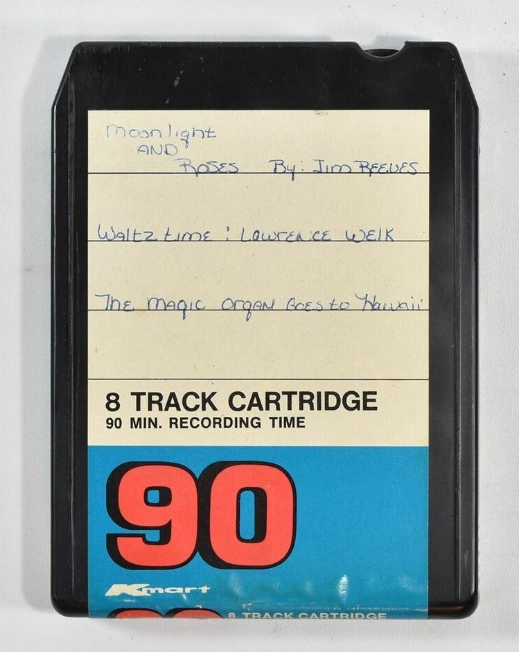 8 Track USED Recorded tape Jim Reeves Lawrence Welk The magic organ goes to