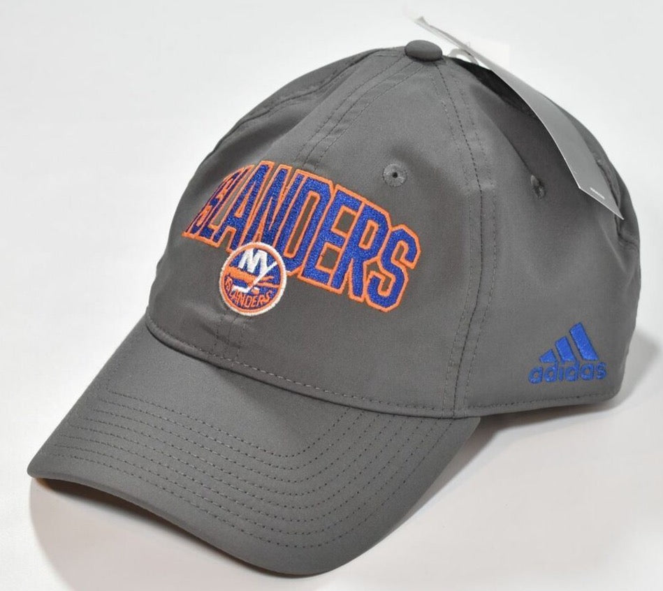 Islanders NHL Adidas Hat Adjustable Grey Hockey Mens Hat