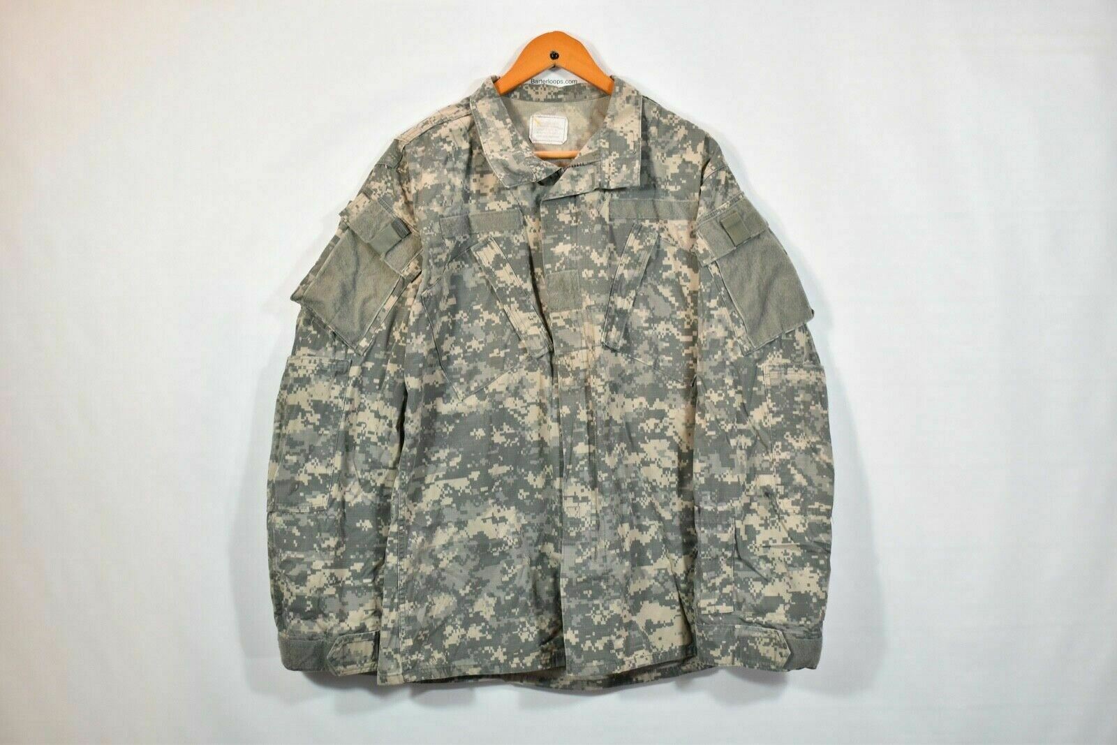 ACU Top Blouse Shirt Army Combat Uniform Digital Camo USGI Surplus Small X Long