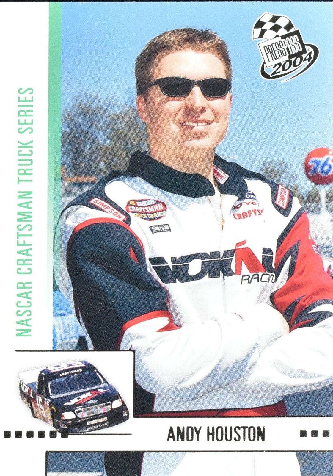 Andy Houston Nascar Craftsmans truck series Press Pass 2004 No. 53