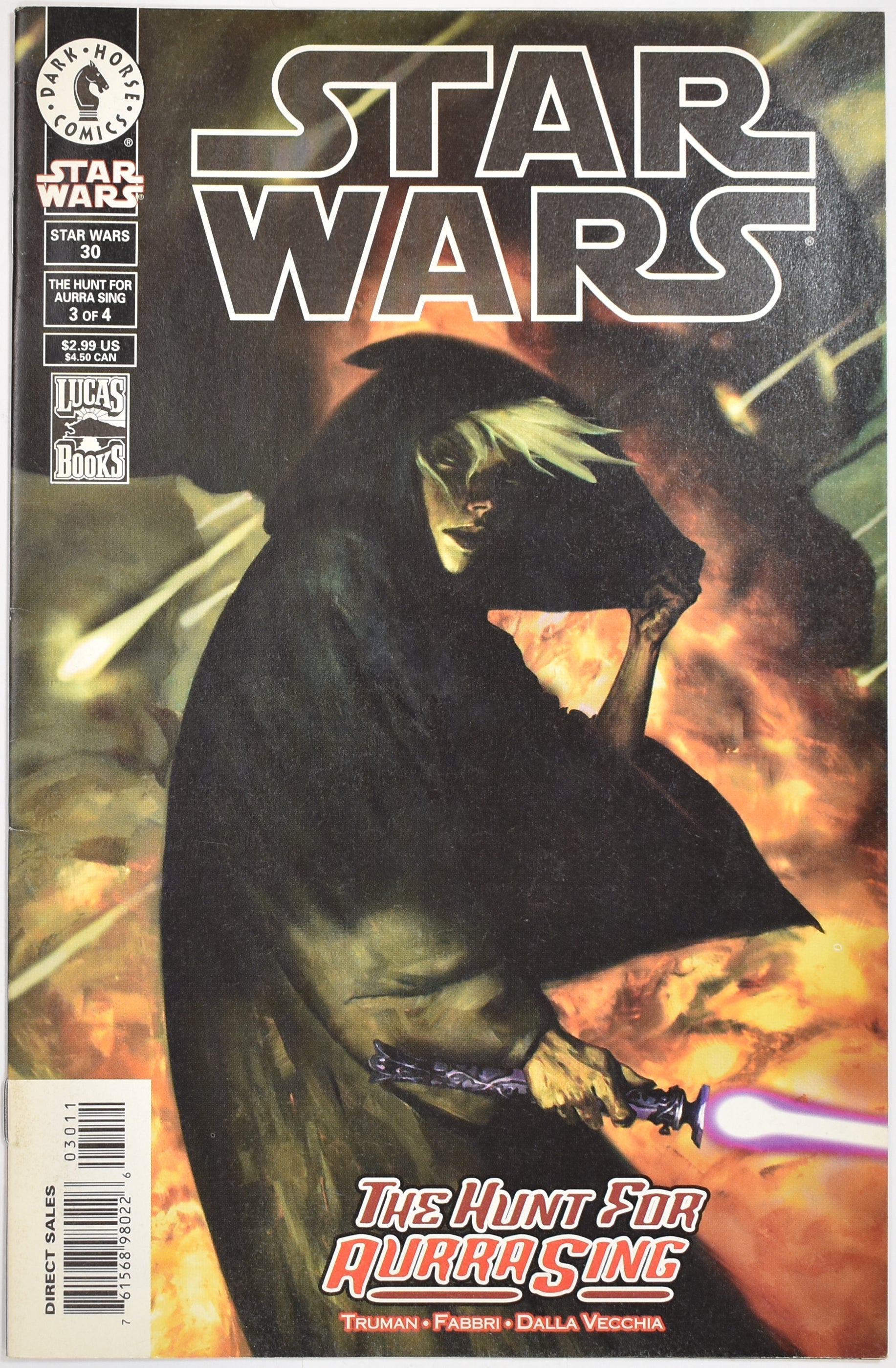 Star Wars Comic Book the Hunt or Aurra Sing 30 Dark Horse