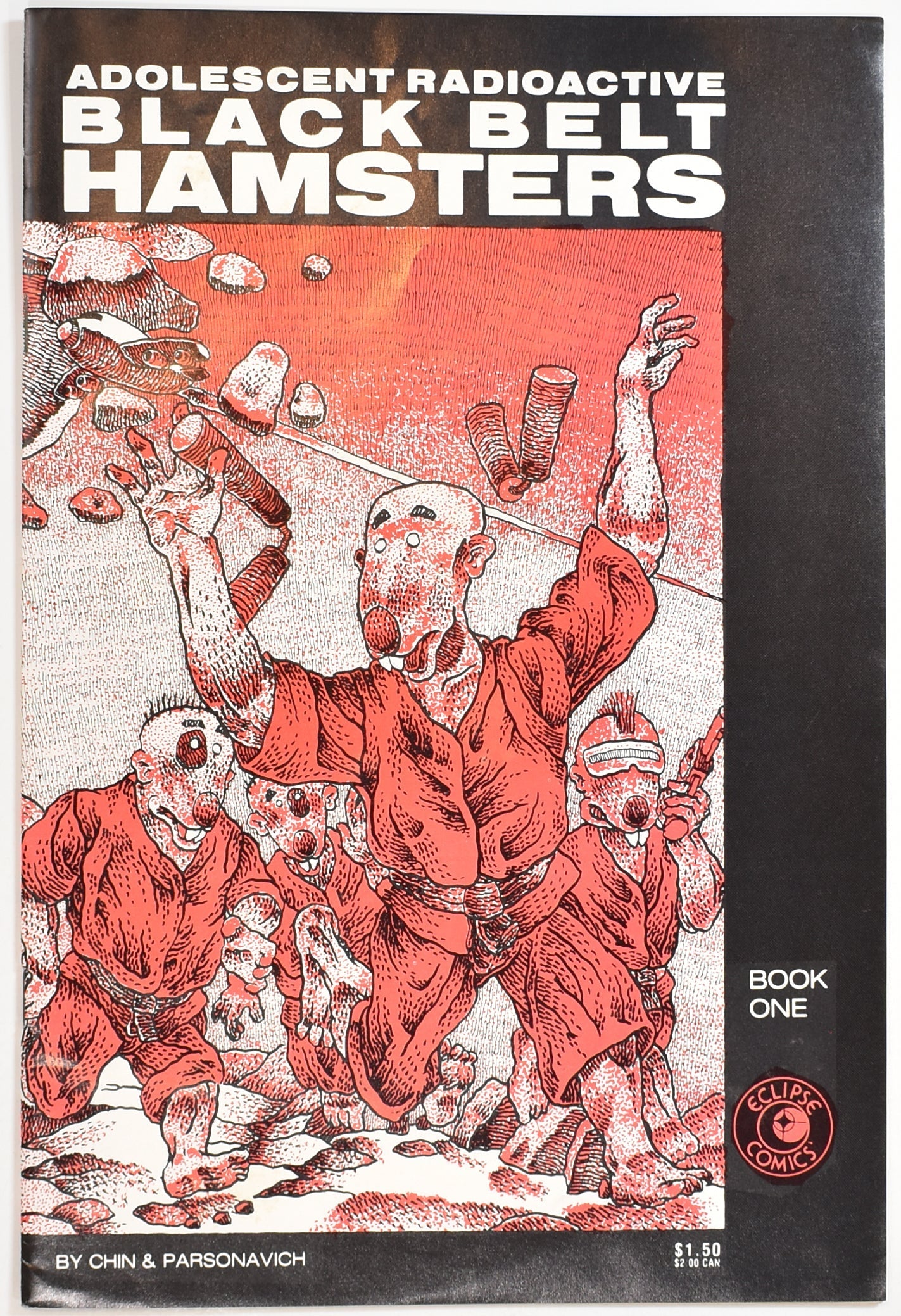 Black Belt Hamsters Book 1 Comic Book Eclipse Comics US Soft Cover English