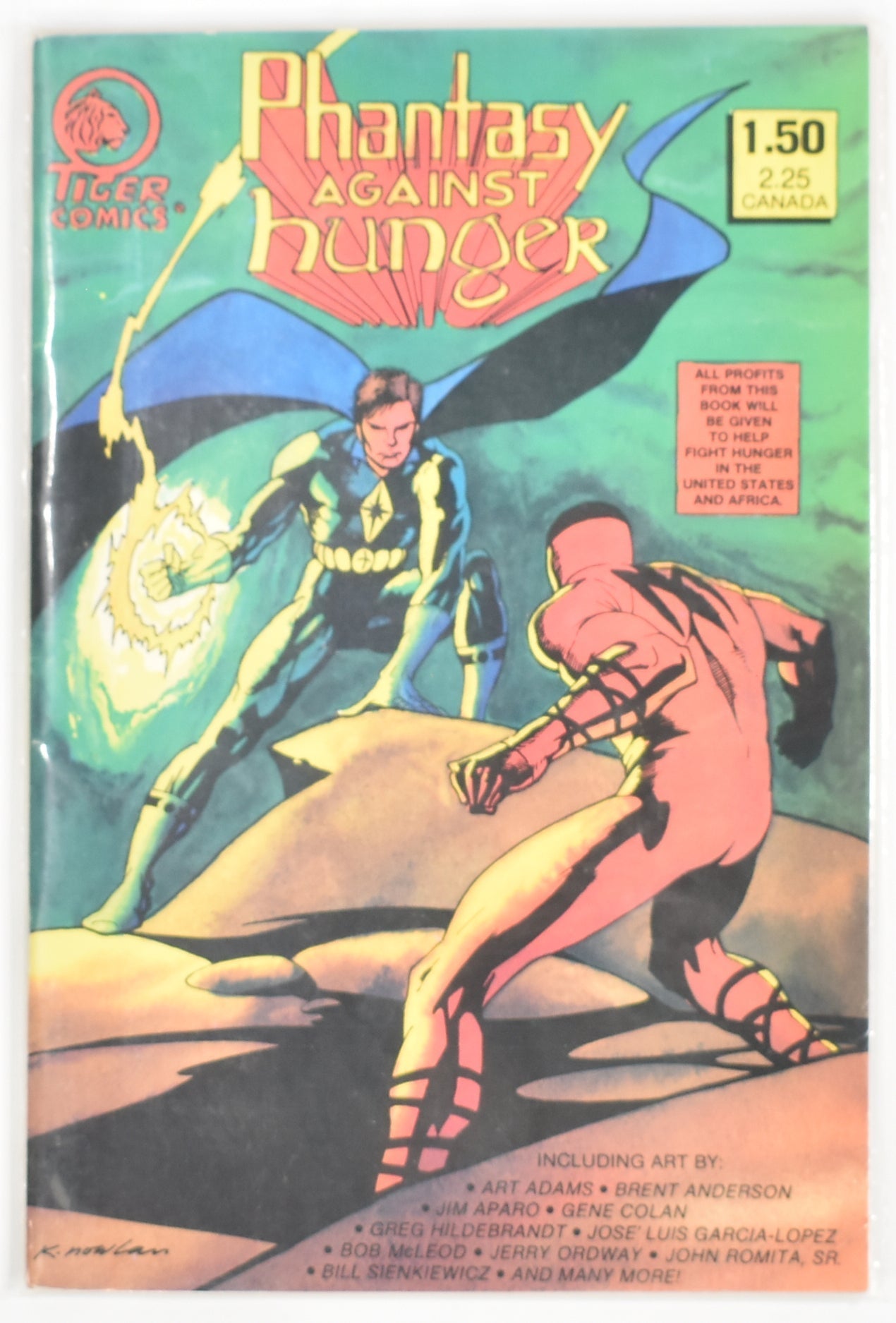 Phantasy Against Hunger Tiger Comic Book