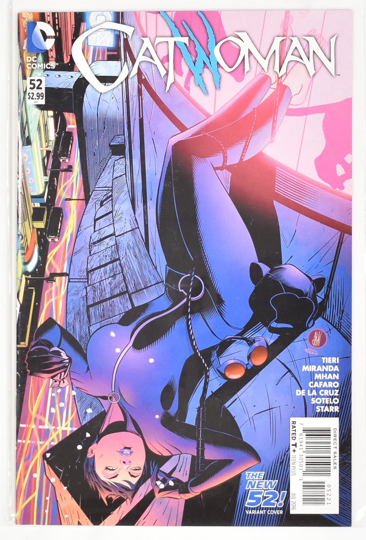 Cat Woman 52 Dc Comics The New 52 Variant Cover