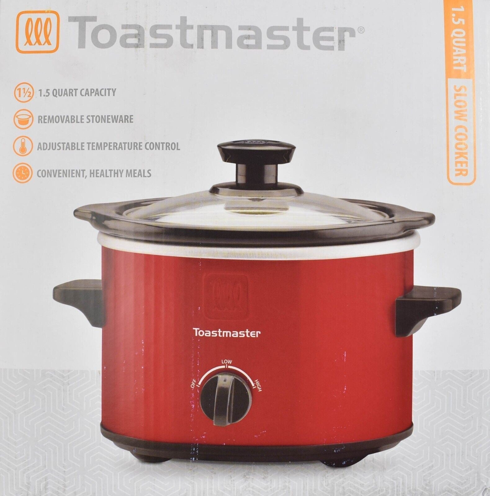 Slow Cooker Toastmaster Red 1.5 Quart Slow Cooker FACTORY SEALED! New 2022 Cute!