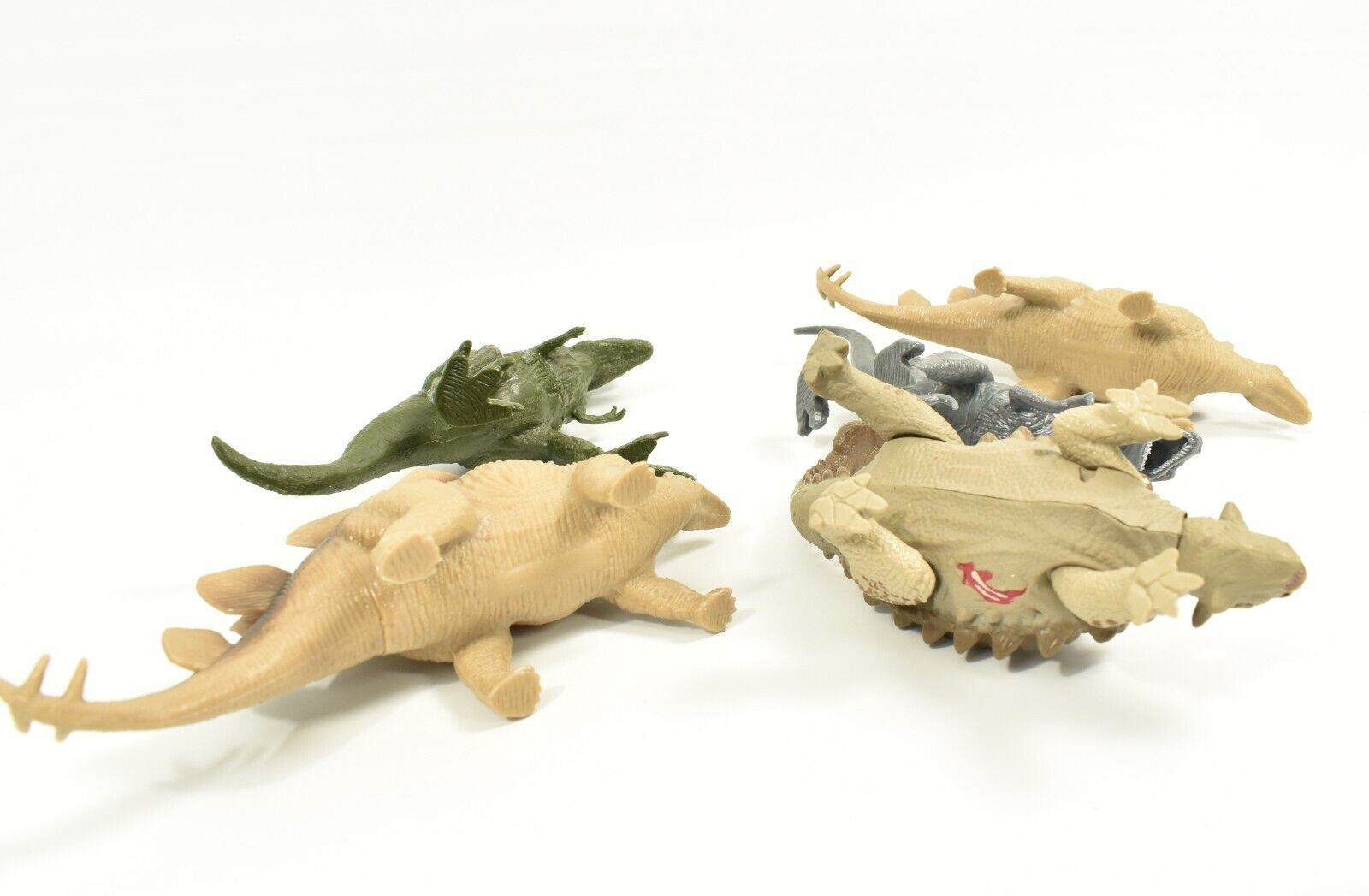 DINOSAUR TOY Lot 5 Piece Used Plastic Animal Figures 5inch