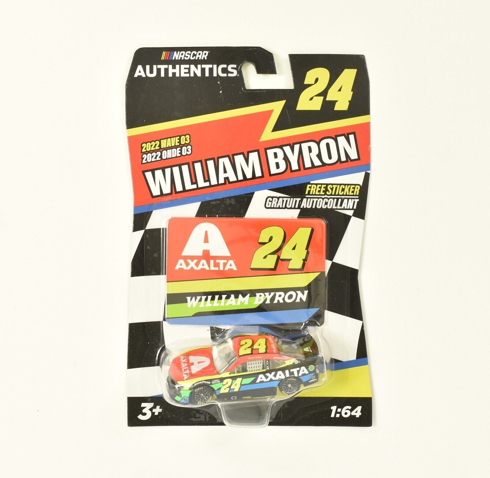 NASCAR AUTHENTICS 2022 WILLIAM BYRON #24 AXALTA 1/64