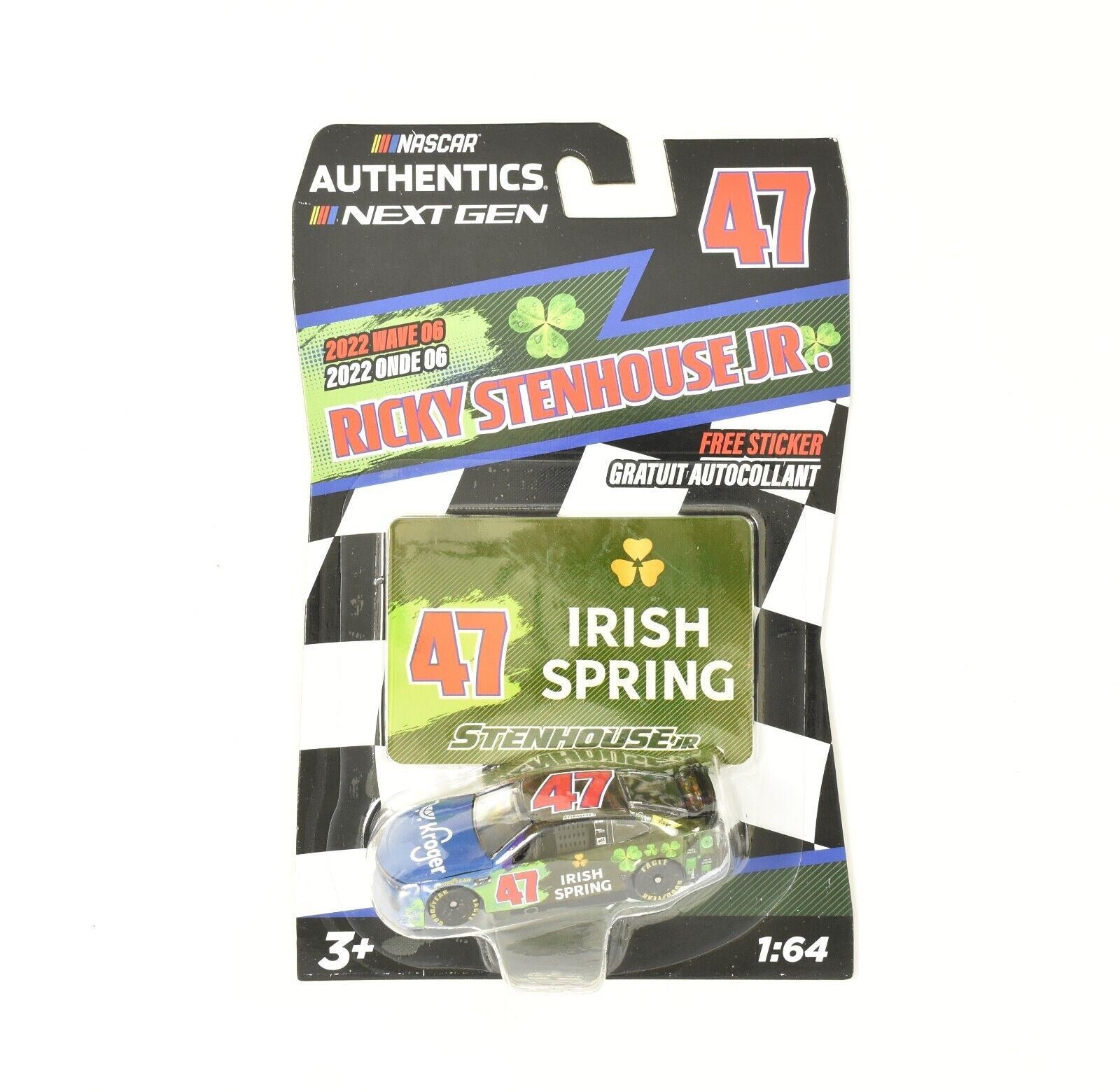 2022 NASCAR AUTHENTICS  Next Gen  Ricky Stenhouse Jr. 47 Wave 6 Die Cast