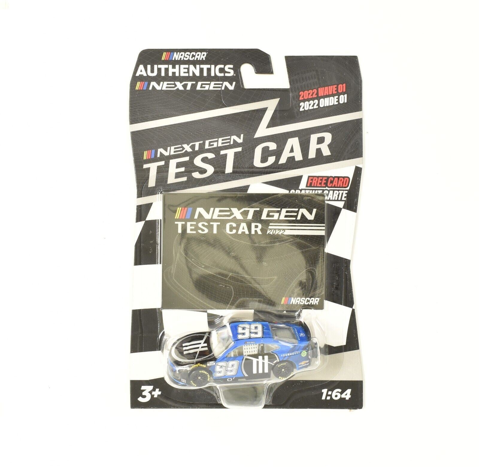 2022 NASCAR AUTHENTICS NEXT GEN TEST CAR DANIEL SUAREZ # 99 WAVE 1 NEW 1/64