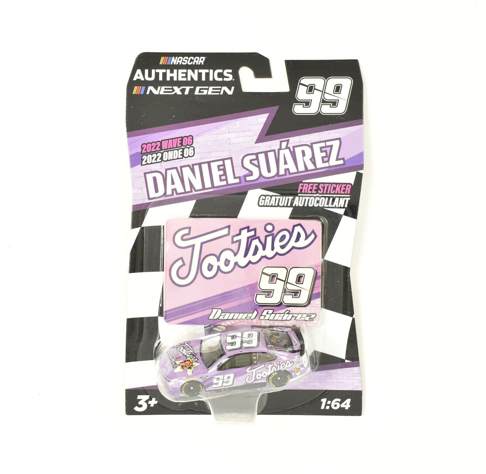 2022 NASCAR Authentics Daniel Suarez Tootsies 1:64 Next Gen Diecast Wave 6